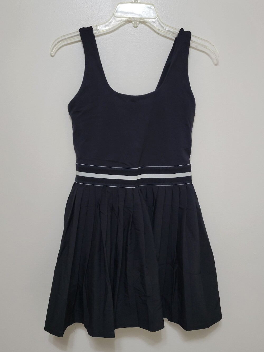 Nwot All In Motion Black Pleated Bottom Active Tennis Dress - Picture 4 of 7